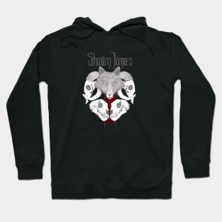 Shawn James Wolf Skull Hoodie